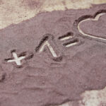 1+1=Liebe Herz Gechenk Valentinstag